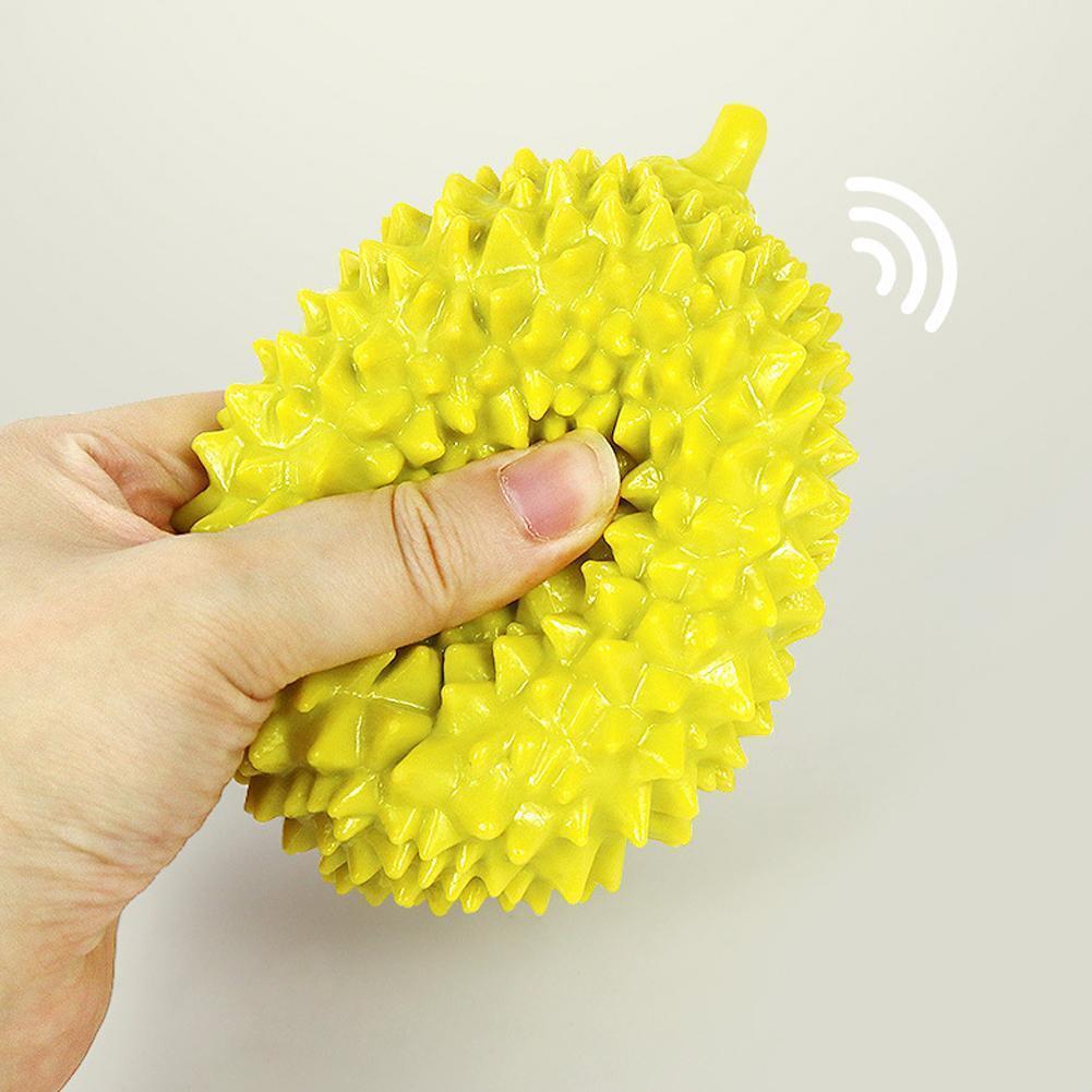 Dog Toys Durian Chew Glue Ball Pet Chewing Toys Dog Tooth Grinding Stick Very Resistant To Biting Teeth Cleaning Balls Puppy Dog Pet Safety Chew Toys Bite-Resistant Puppy Shape Durable Durian