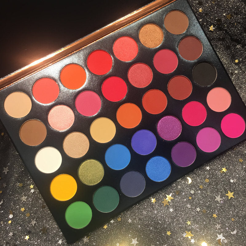 Creative 35-color Highlight Matte Eyeshadow Palette