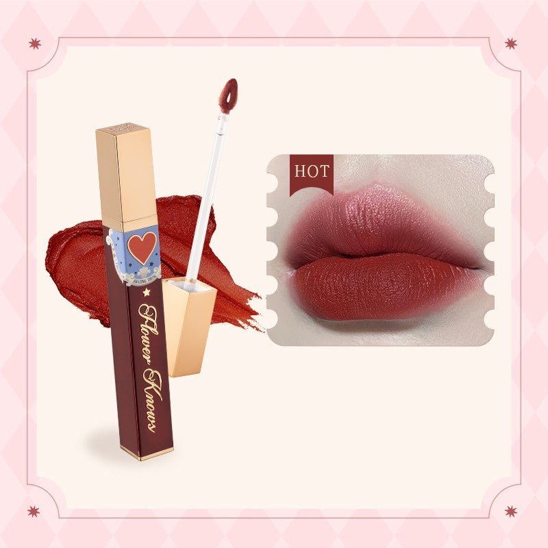 Flower Know Lipstick Circus Dry Rose Color Students