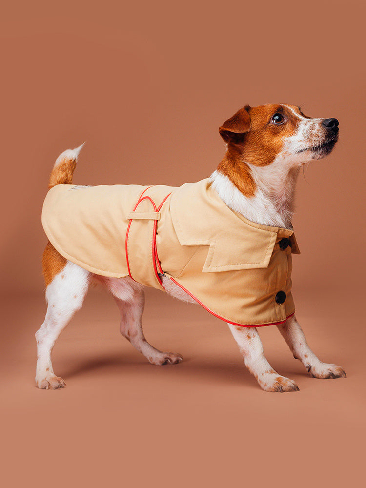 All Cotton Convenient Pet Dog Clothing Overcoat