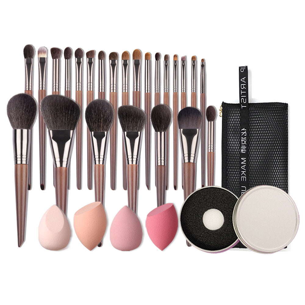 Natural Makeup Brushes Set Eyeshadow Make Up Brush Goat