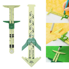 Multifunctional Patchwork Ruler Patchwork Tool Tailor Ruler Plastic Fabric Ruler