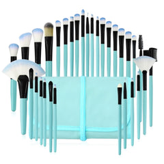 32PCS Professional Make Up Brushes Set Cosmetic Tool Kabuki Makeup Luxury Bag UK