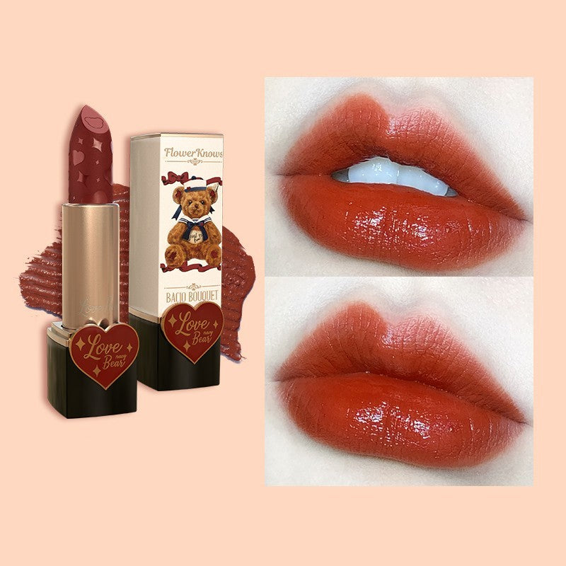 Flower Know Lipstick Circus Dry Rose Color Students