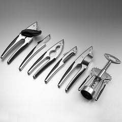 Kitchen Utensils Seven Piece Bottle Opener  Garlic Press  Walnut Pliers