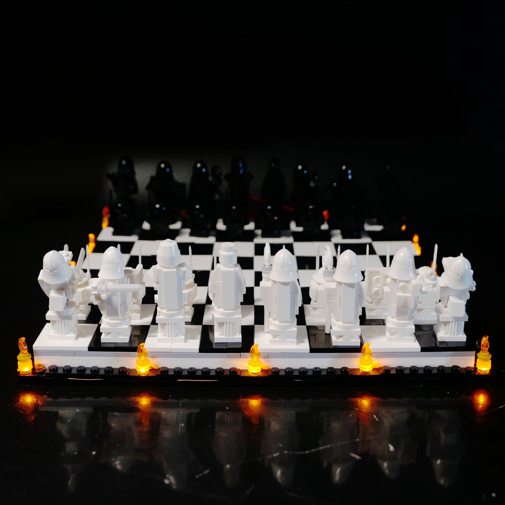 Puzzle Chess LED Building Blocks Light